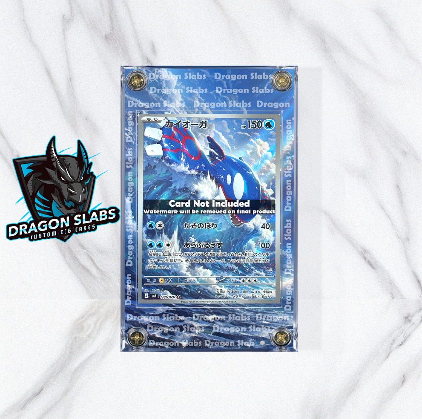 Pokemon Kyogre 080/076 Storm Emeralda Extended Artwork Case