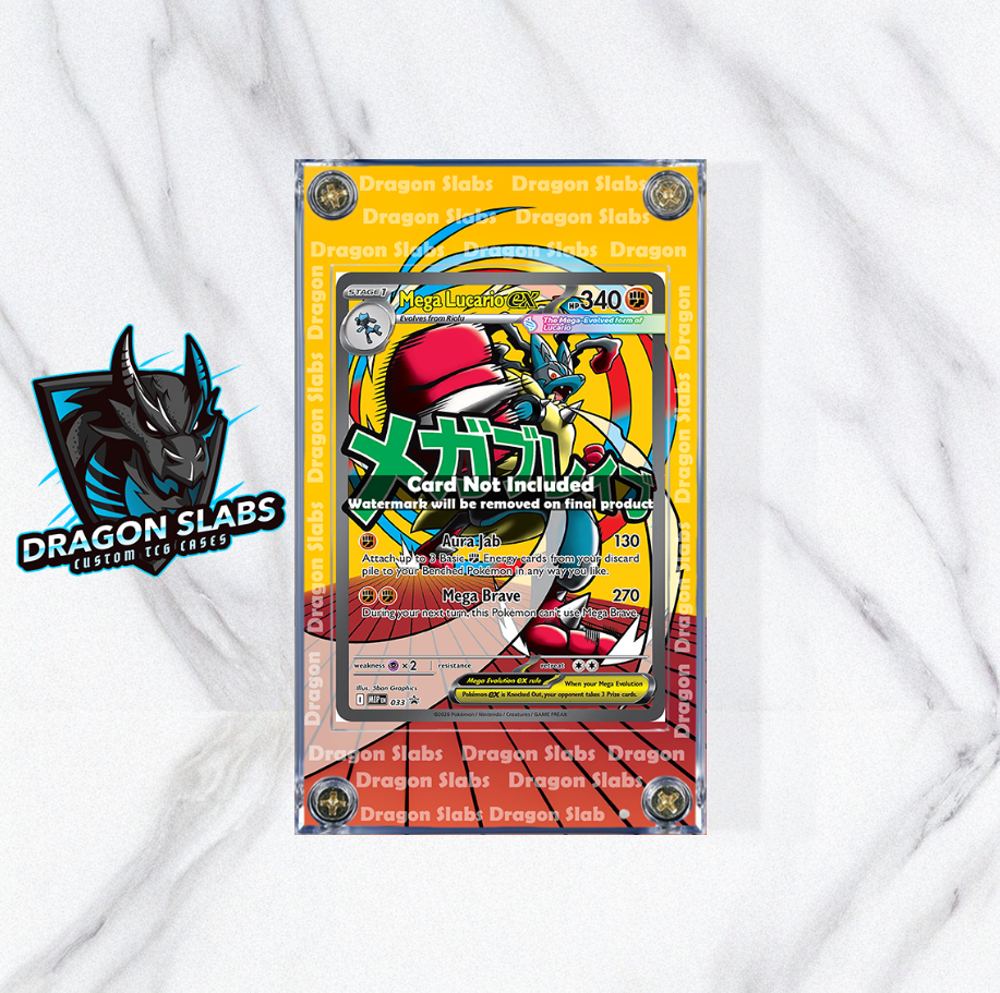Pokemon Mega Lucario EX 033 Promo MEP Extended Artwork Case
