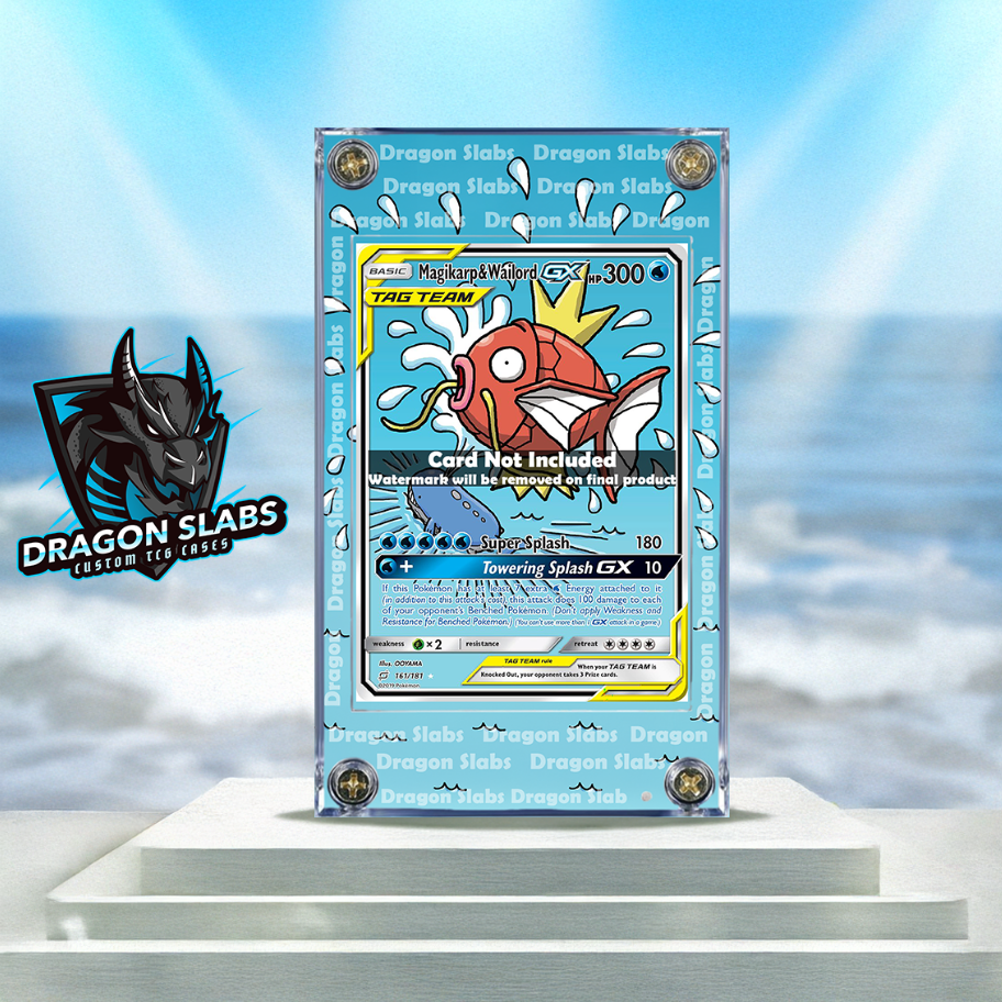 Pokemon Magikarp & Wailord GX Tag Team 161 Team Up Extended Artwork Case