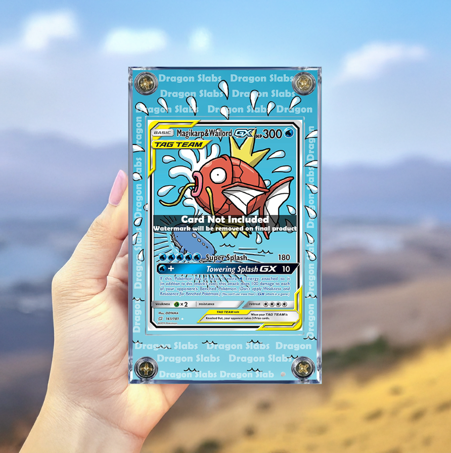 Pokemon Magikarp & Wailord GX Tag Team 161 Team Up Extended Artwork Case