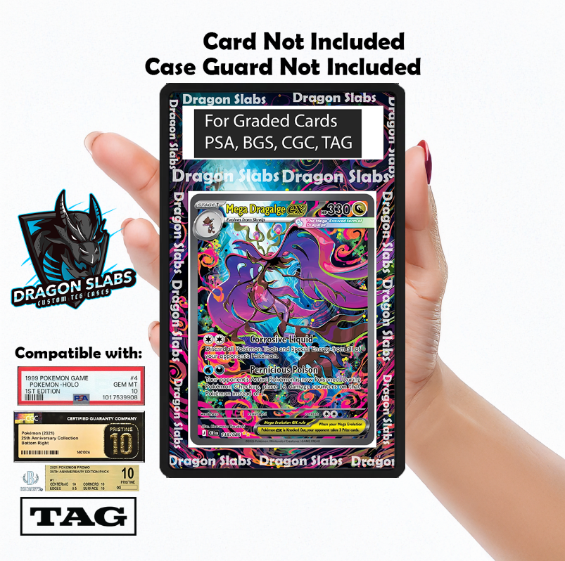 Mega Dragalge EX 118/086 Chaos Rising PSA bgs CGC tag Extended Artwork Pokemon