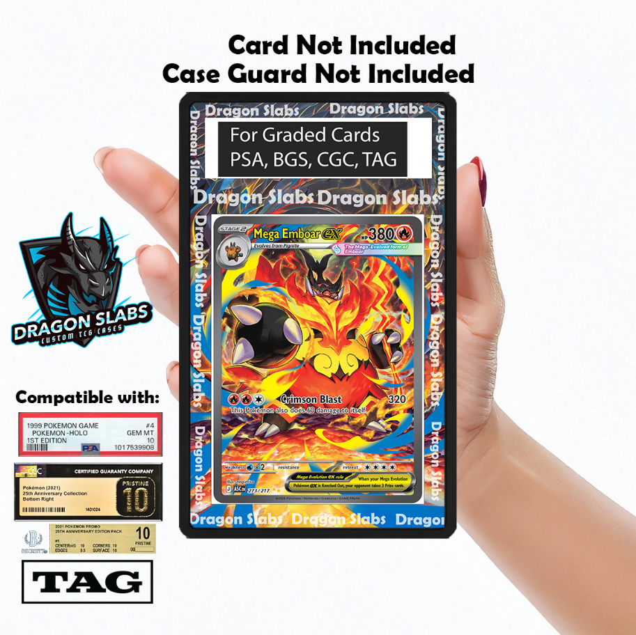 Mega Emboar EX 273/217 Ascended Heroes PSA BGS CGC TAG Extended Artwork Pokemon