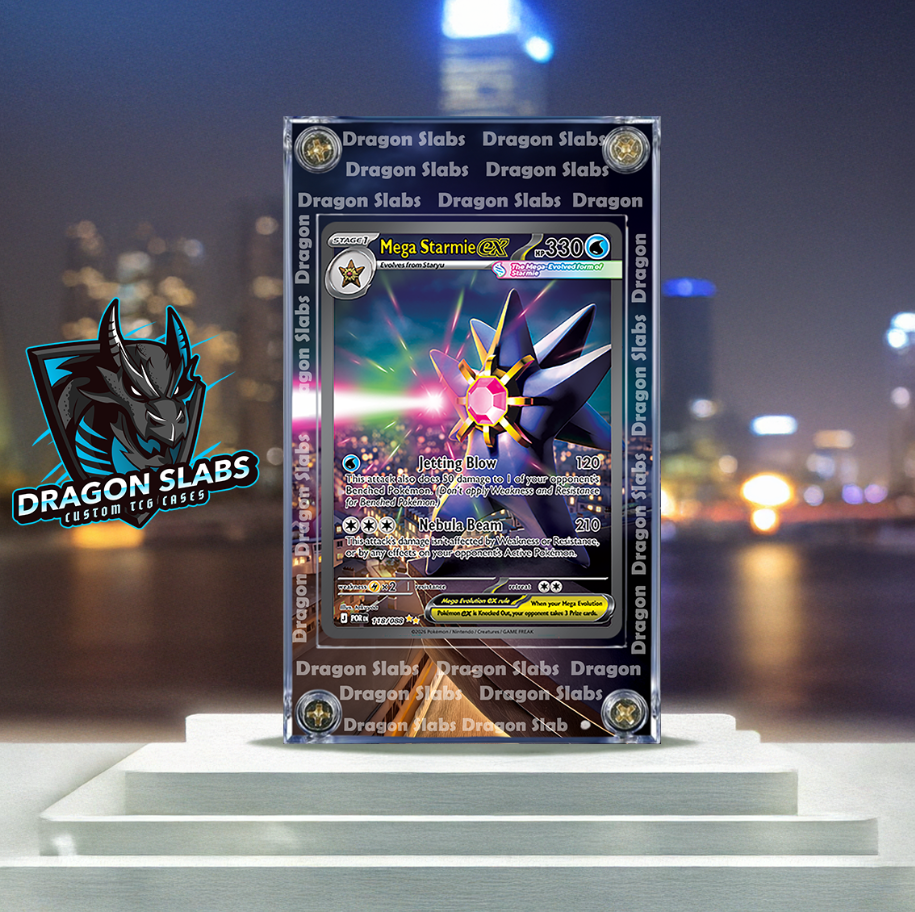 Pokemon Mega Starmie EX 118/088 Perfect Order Extended Artwork Case