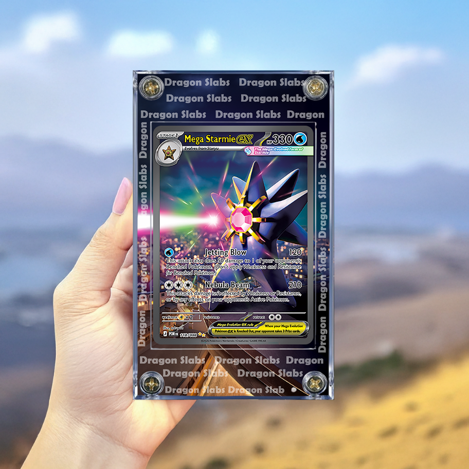 Pokemon Mega Starmie EX 118/088 Perfect Order Extended Artwork Case