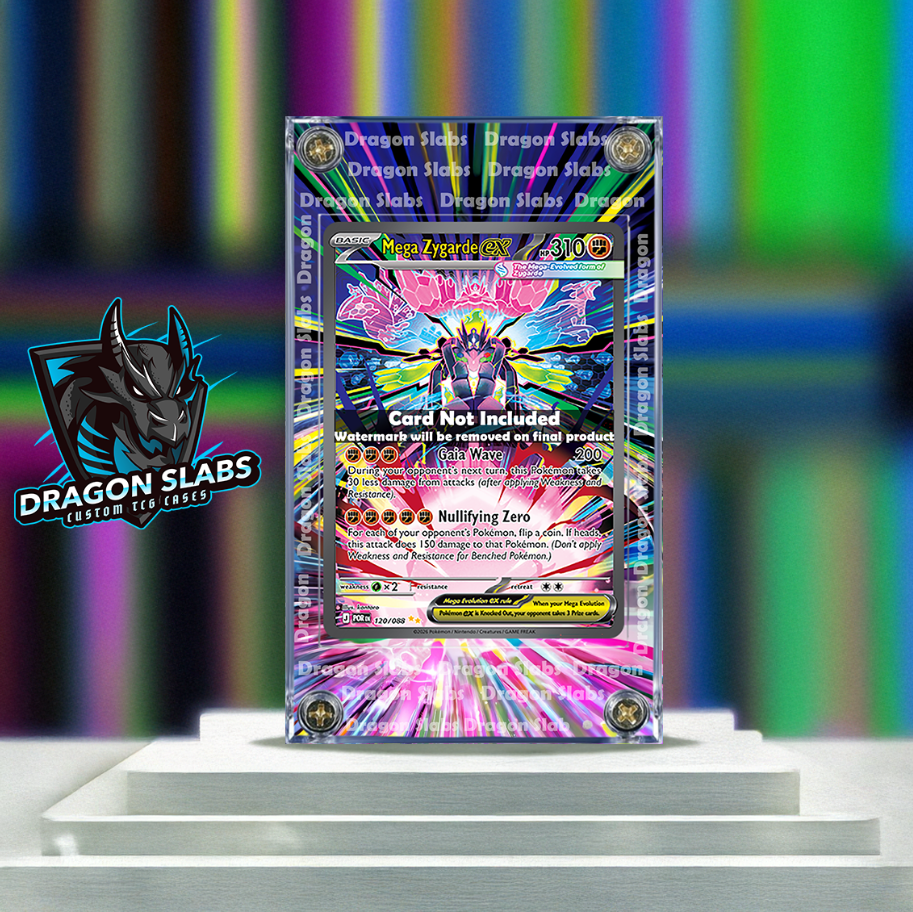 Pokemon Mega Zygarde EX 120/088 Perfect Order Extended Artwork Case