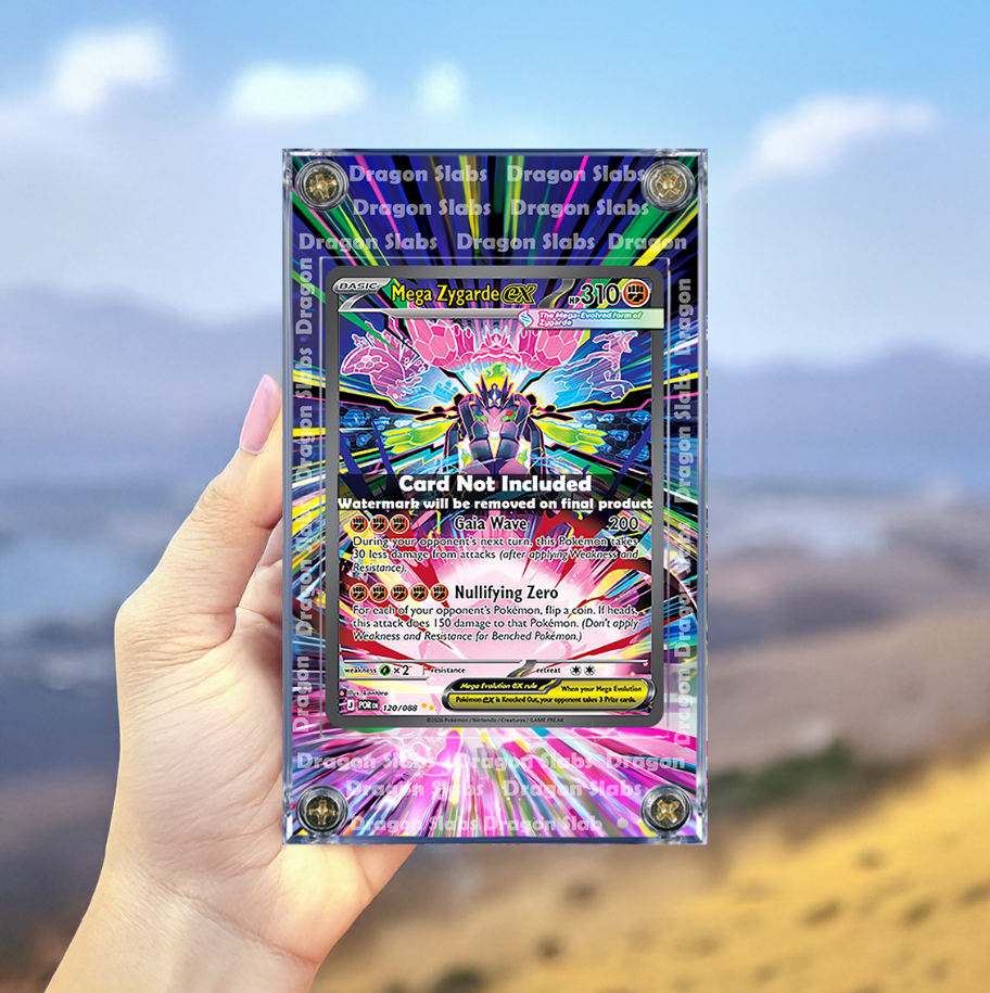 Pokemon Mega Zygarde EX 120/088 Perfect Order Extended Artwork Case