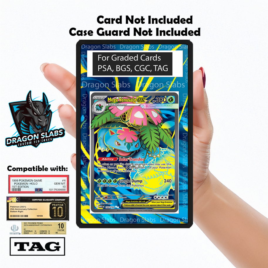 Mega Venusaur EX 155 Mega Evolution Psa Bgs Cgc Tag Extended Artwork Pokemon