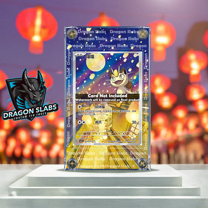 Pokemon Meowth S-Chinese Gem Pack Vol.3 CBB3C 02 07 Exclusive Extended Artwork Case