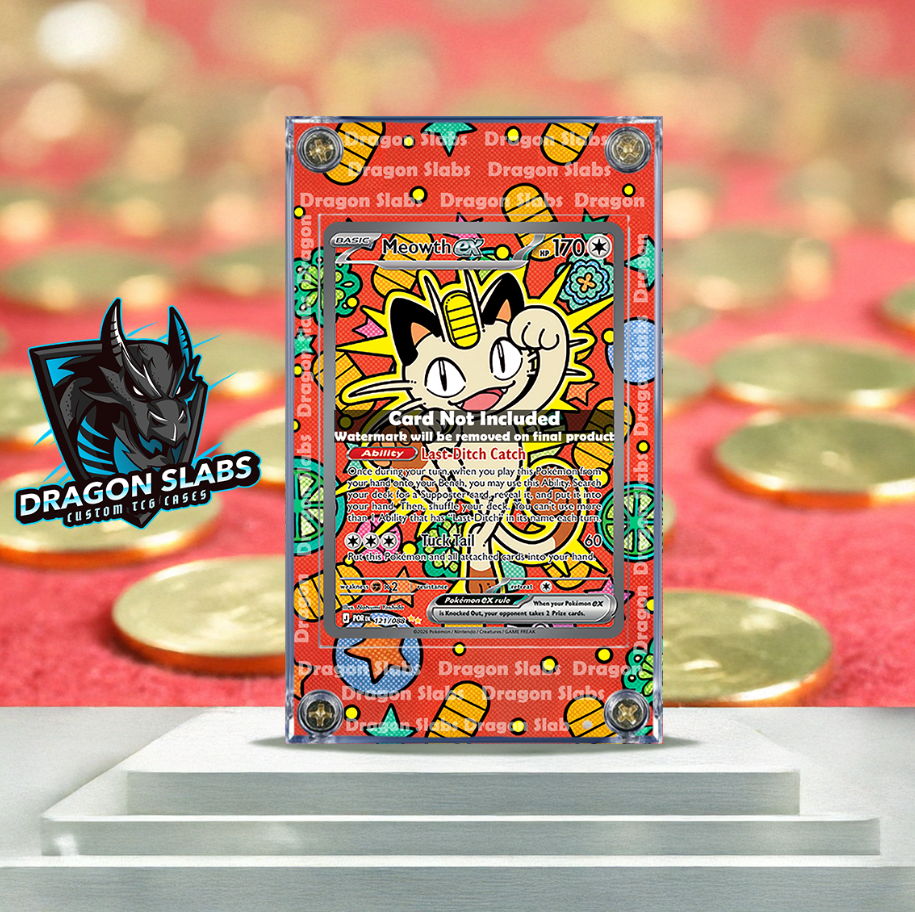 Pokemon Meowth EX 121/088 Perfect Order Extended Artwork Case