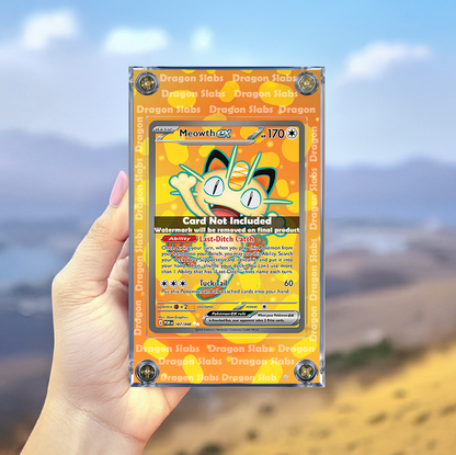 Pokemon Meowth EX 107/088 Perfect Order Extended Artwork Case
