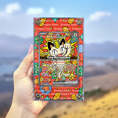 Pokemon Meowth EX 121/088 Perfect Order Extended Artwork Case