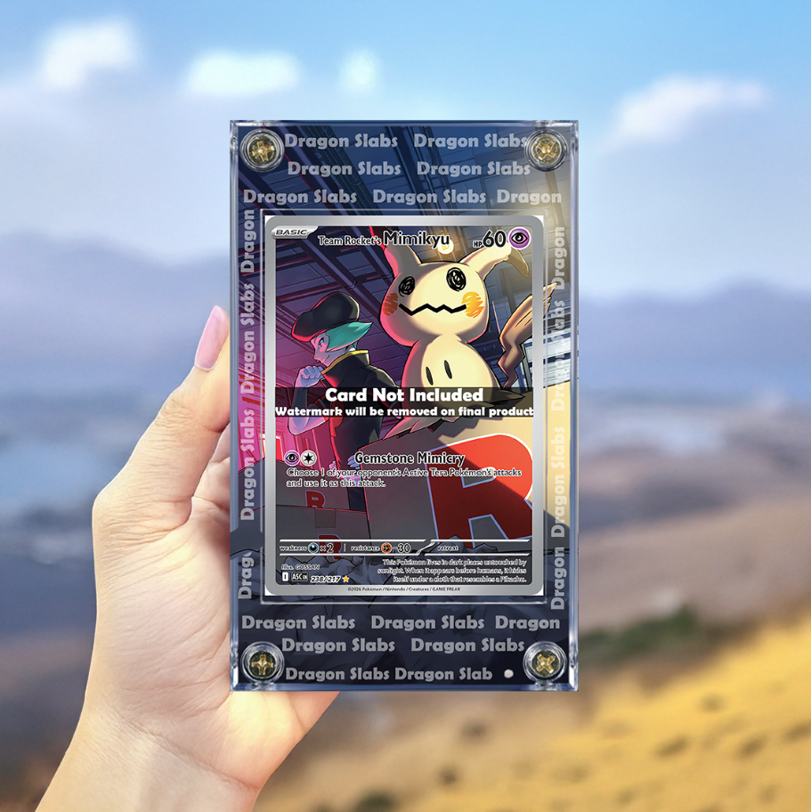 Pokemon Team Rocket's Mimikyu 238 Ascended Heroes Extended Artwork Case