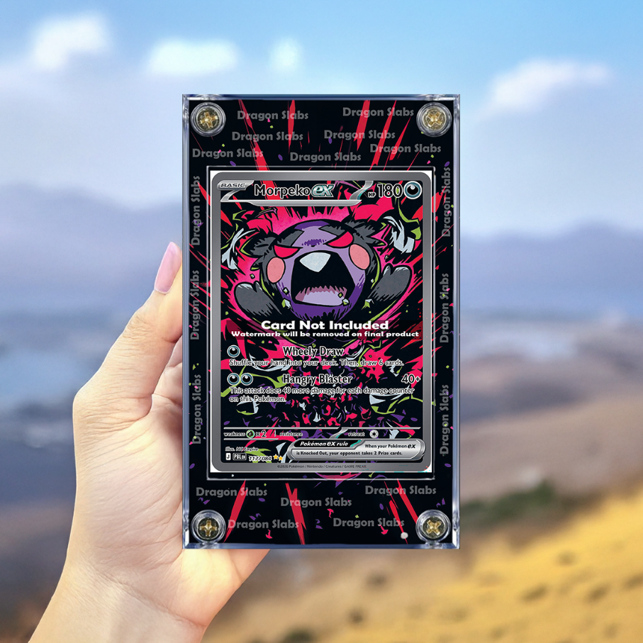 Pokemon Morpeko EX SIR 117/084 Pitch Black Extended Artwork Case