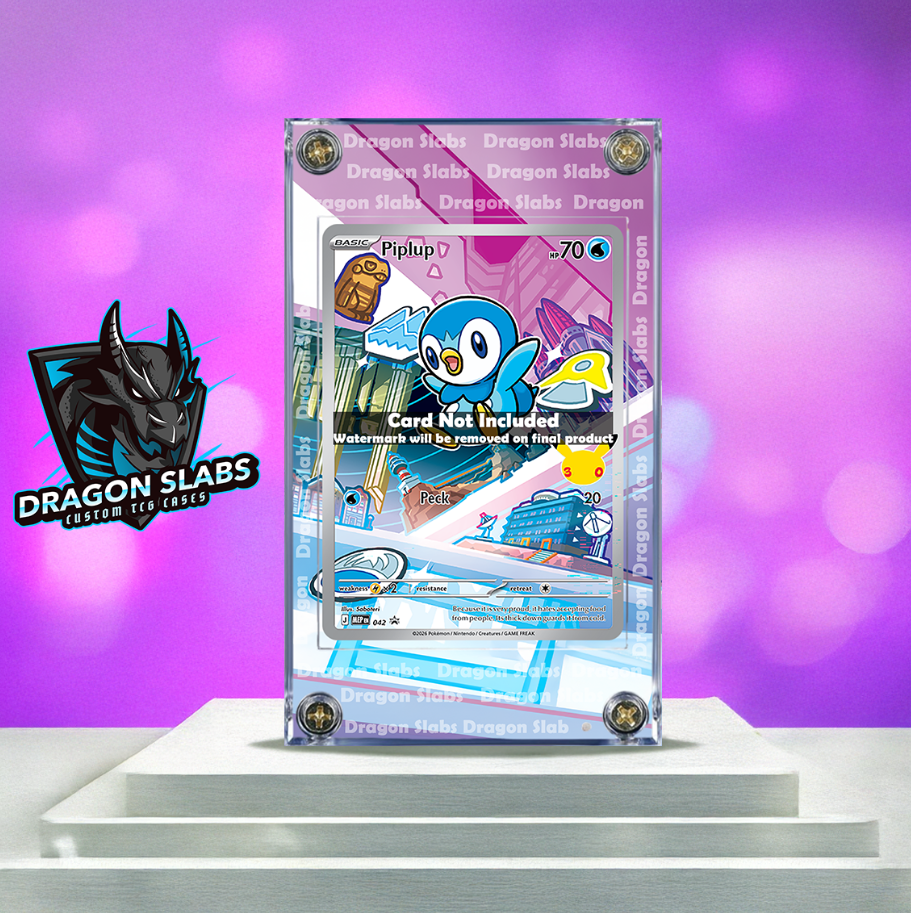 Pokemon Piplup 042 First Partner Promo 30th Anniversary Extended Artwork Case