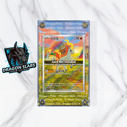 Pokemon Chinese Gem Pack Vol.4 Ponyta Exclusive CBB4C-01 07/07 Extended Art Case