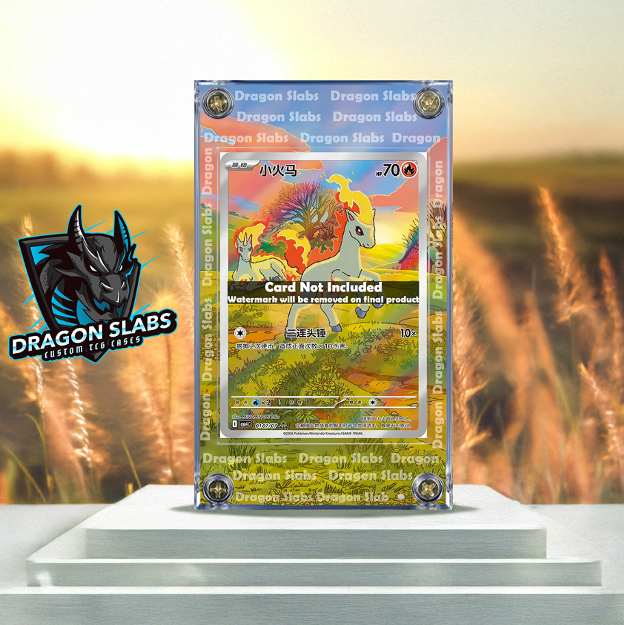 Pokemon Chinese Gem Pack Vol.4 Ponyta Exclusive CBB4C-01 07/07 Extended Art Case