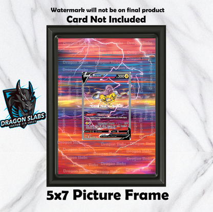 Raikou V GG41/GG70 Crown Zenith Pokemon Extended Art Frame 5x7 Frame