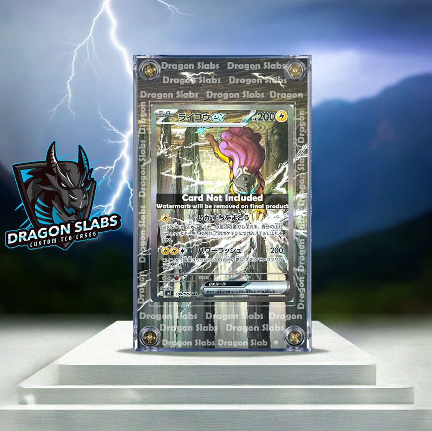 Pokemon Raikou EX 108/076 Storm Emeralda Extended Artwork Case