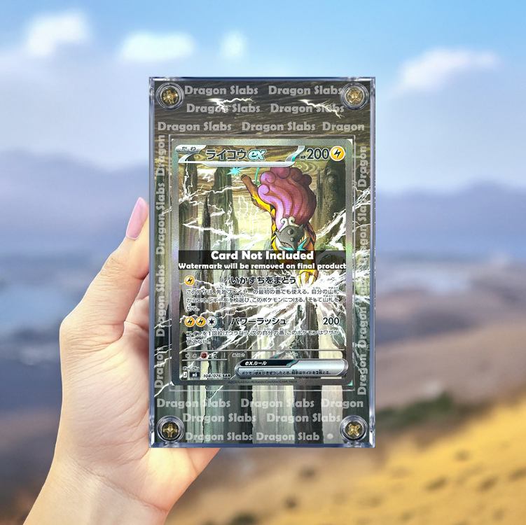 Pokemon Raikou EX 108/076 Storm Emeralda Extended Artwork Case