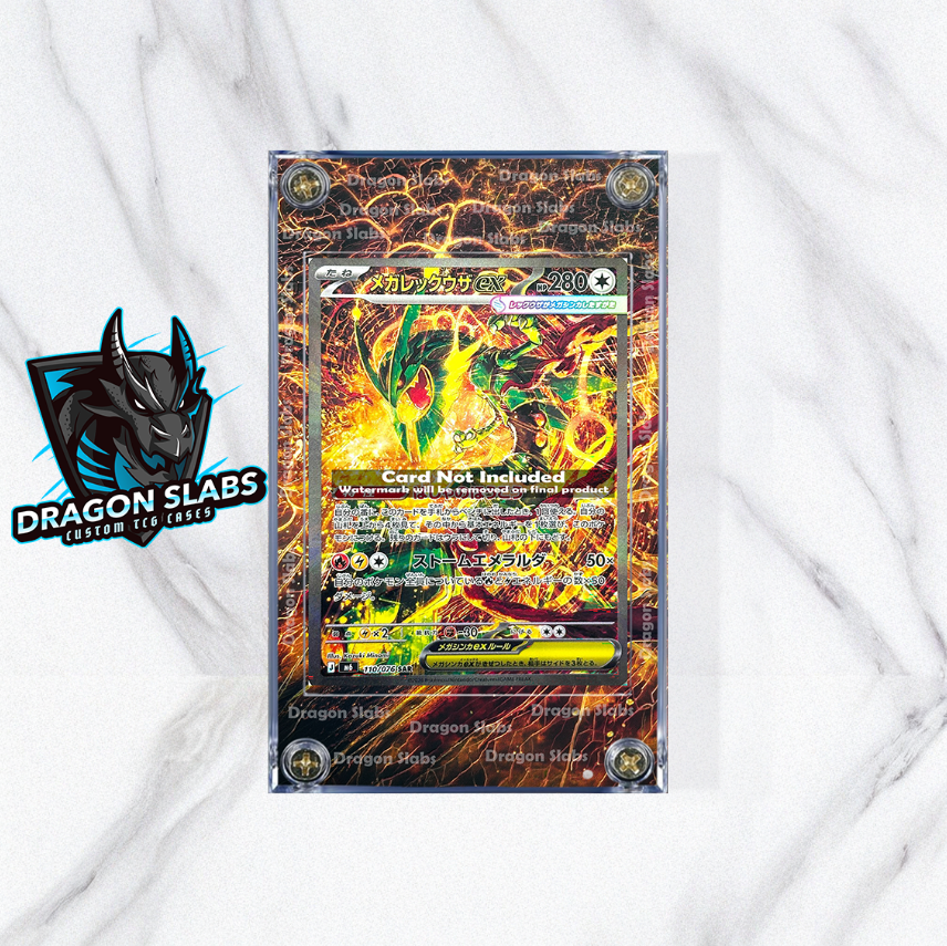 Pokemon Mega Rayquaza EX 110/076 Storm Emeralda Extended Artwork Case