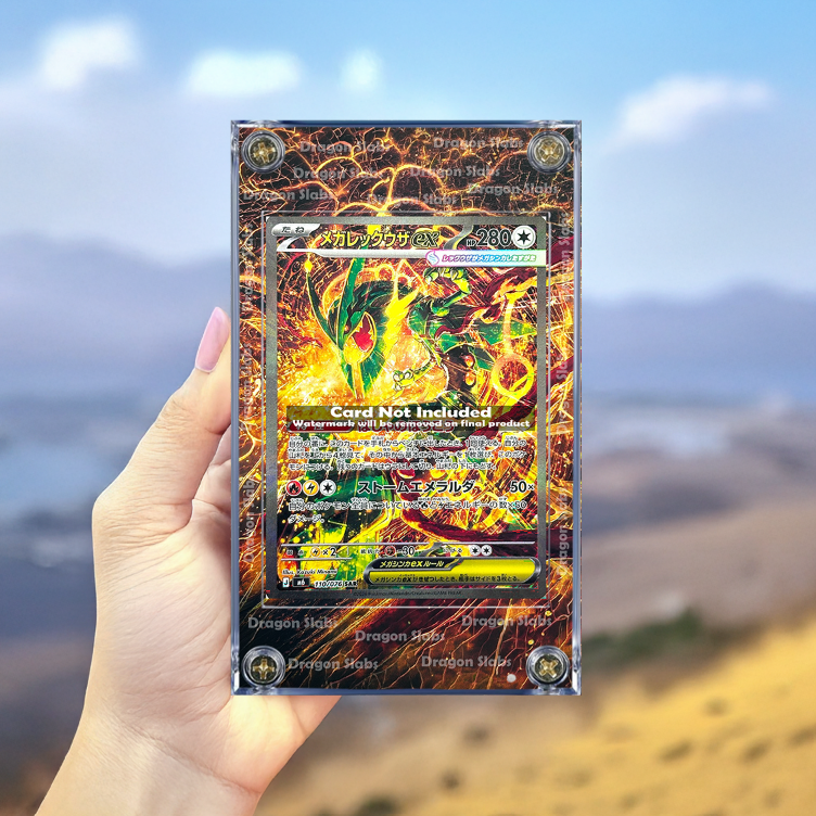 Pokemon Mega Rayquaza EX 110/076 Storm Emeralda Extended Artwork Case