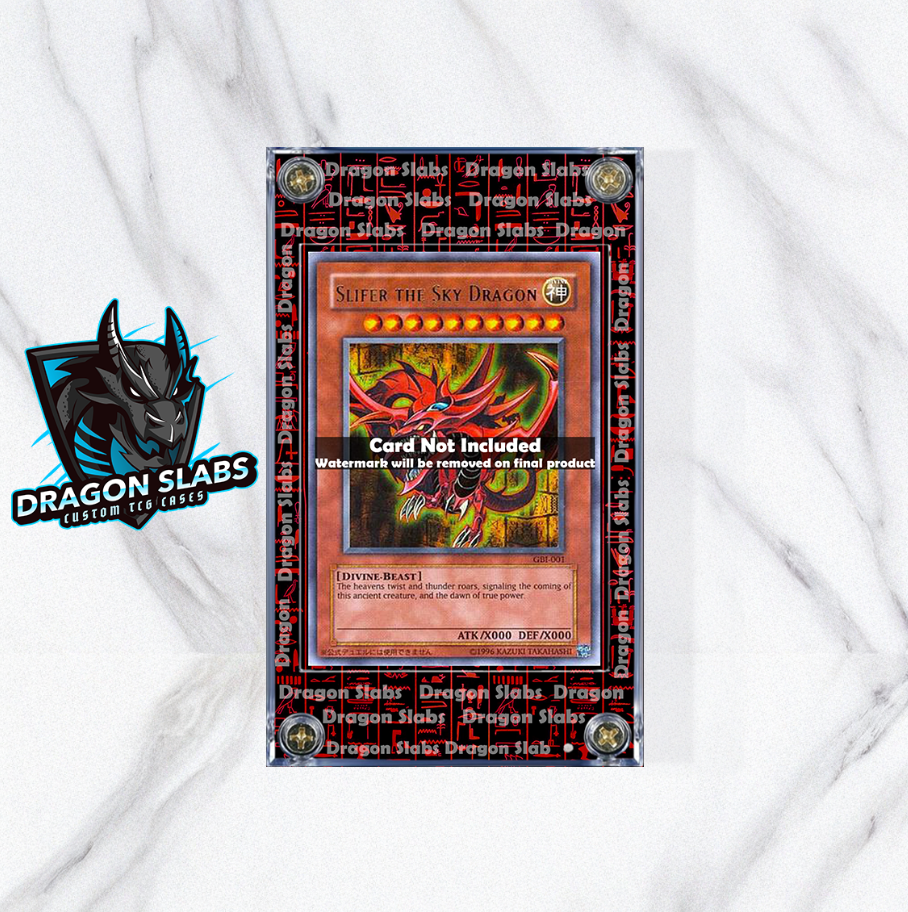 Yugioh Red Hieroglyphics Slifer The Sky Dragon Extended Artwork Case