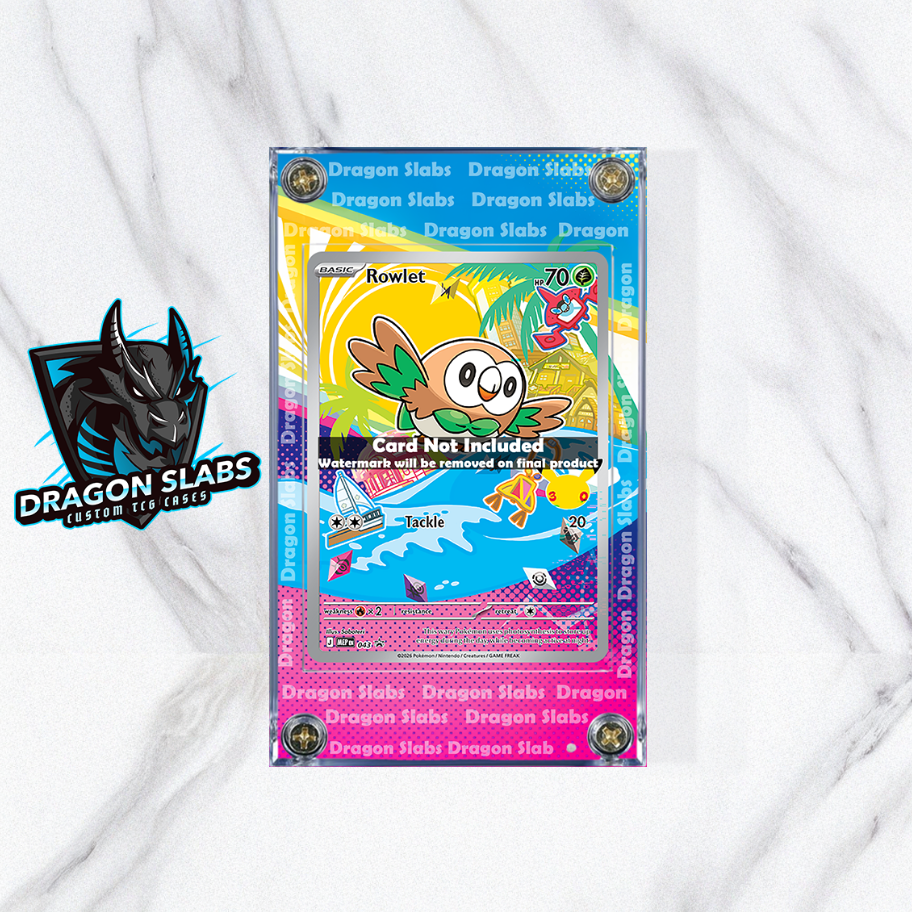 Pokemon Rowlet 043 First Partner Promo 30th Anniversary Extended Artwork Case