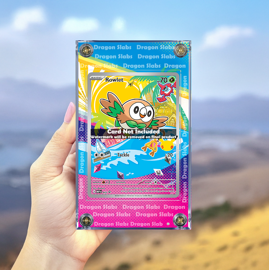 Pokemon Rowlet 043 First Partner Promo 30th Anniversary Extended Artwork Case