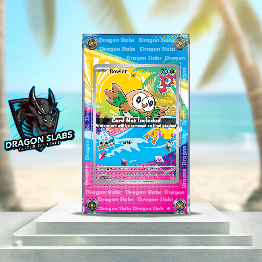 Pokemon Rowlet 043 First Partner Promo 30th Anniversary Extended Artwork Case