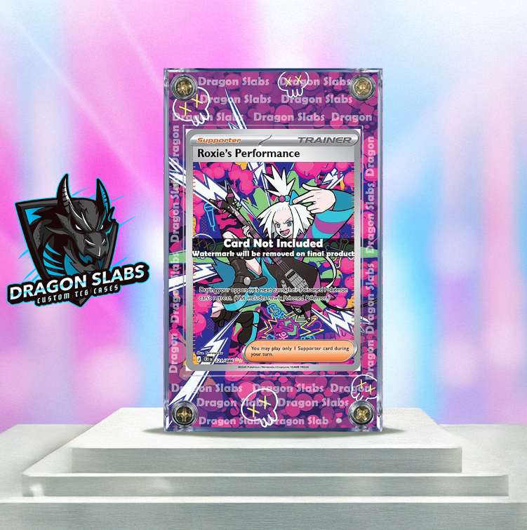 Pokemon Roxie's Performance 121/086 SIR Chaos Rising Extended Artwork Case