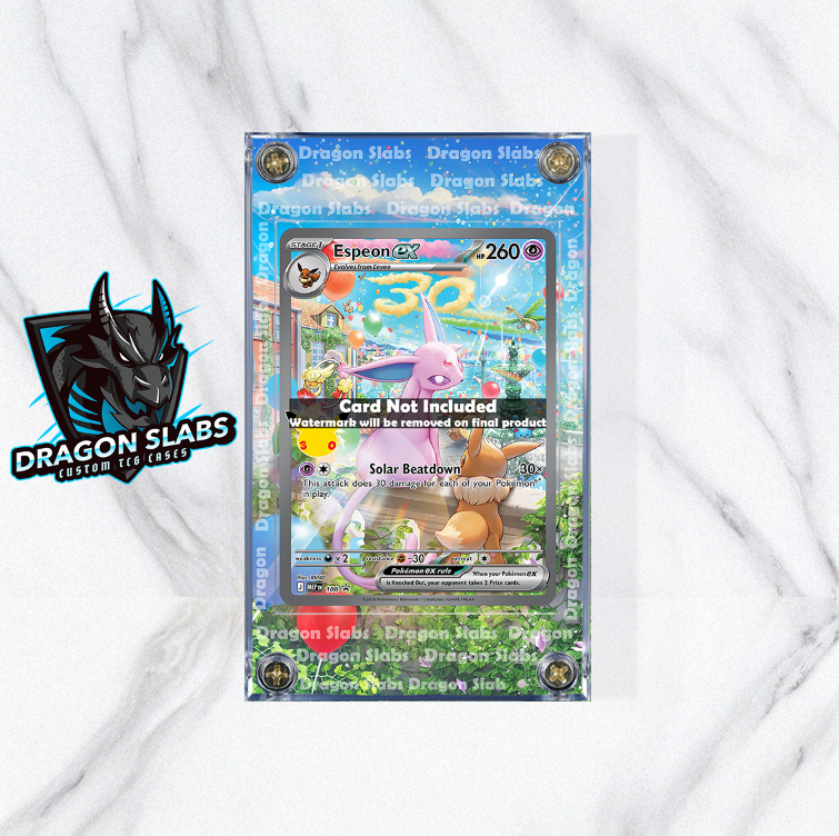 Pokemon Espeon EX 108 Promo Me: 30th Celebration Extended Artwork Case