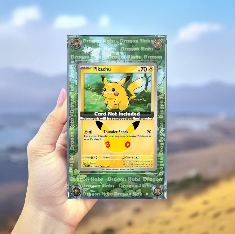 Pokemon Pikachu 023/128 Me: 30th Celebration Extended Artwork Case