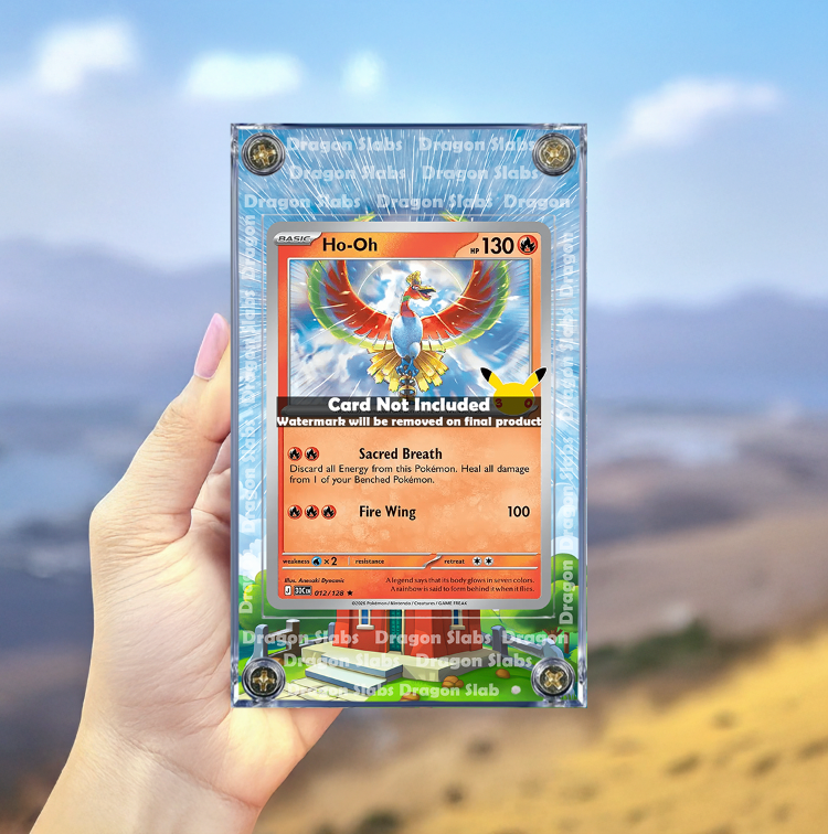 Pokemon Ho-Oh 012/128 Me: 30th Celebration Extended Artwork Case