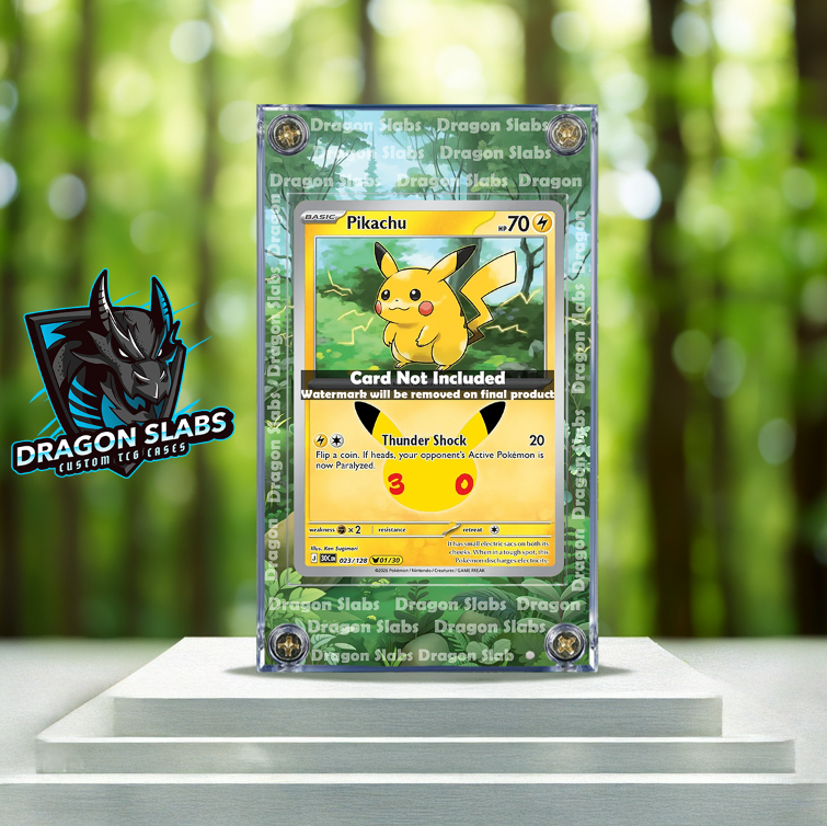 Pokemon Pikachu 023/128 Me: 30th Celebration Extended Artwork Case