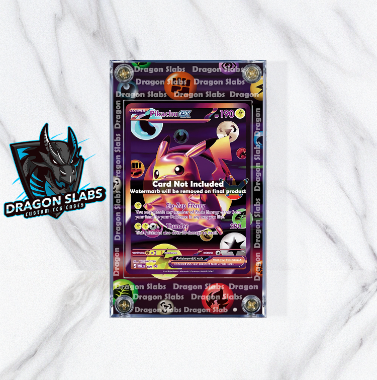 Pokemon Pikachu EX SIR 109 Promo Me: 30th Celebration Extended Artwork Case
