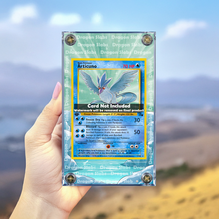 Pokemon Articuno 17/62 Fossil Extended Artwork Case