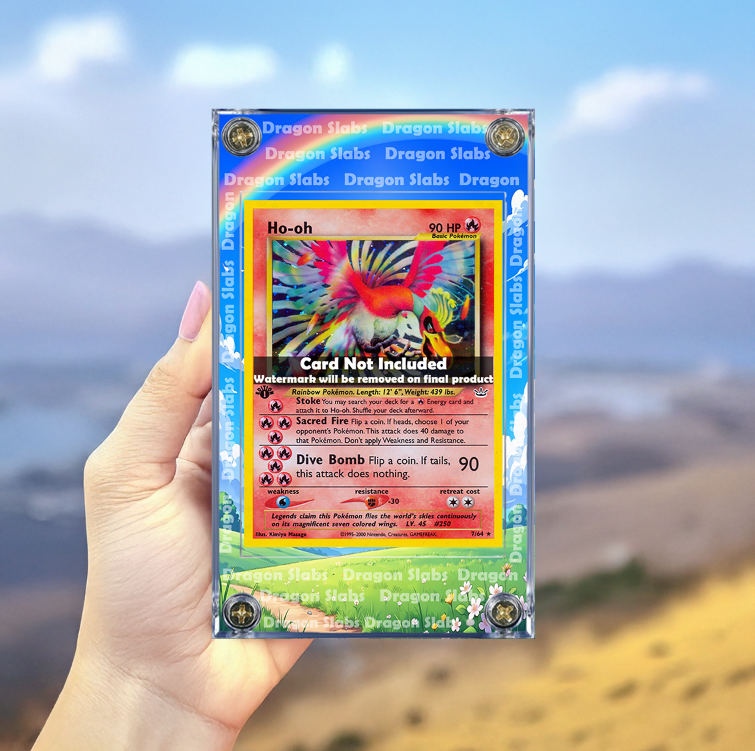 Pokemon Ho-Oh 7/64 Neo Revelation Extended Artwork Case