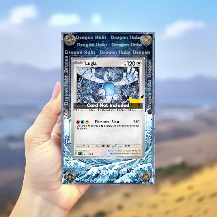 Pokemon Lugia 121/128 Me: 30th Celebrations Extended Artwork Case