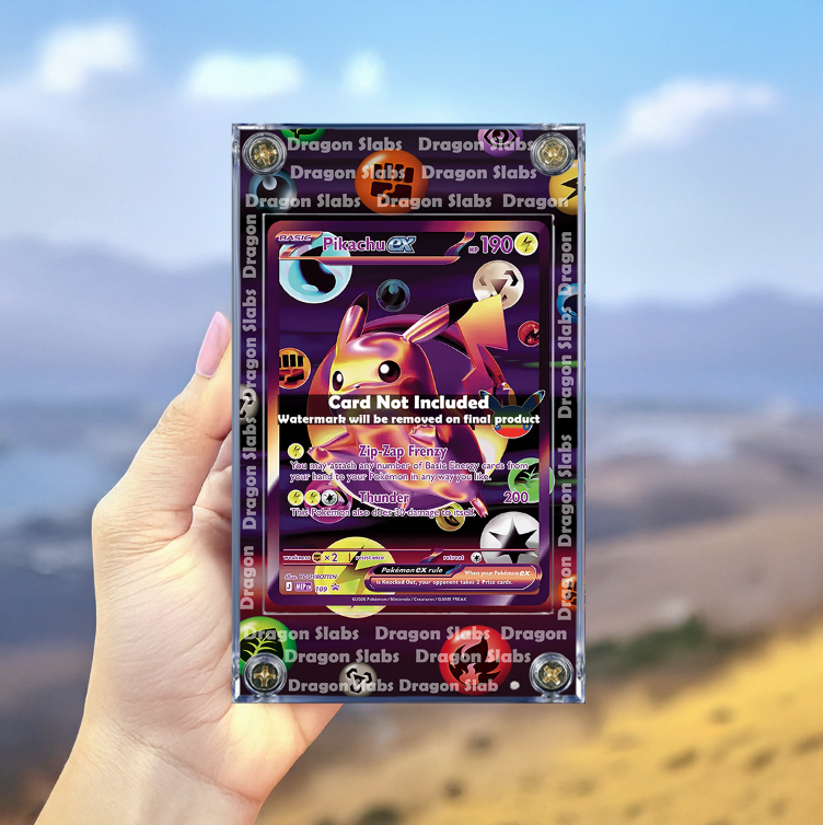 Pokemon Pikachu EX SIR 109 Promo Me: 30th Celebration Extended Artwork Case