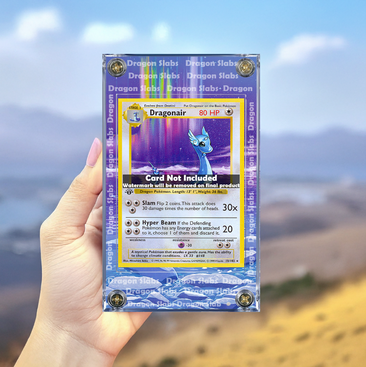 Pokemon Dragonair 18/102 Base Set Extended Artwork Case