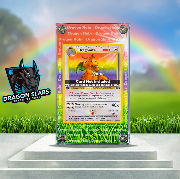 Pokemon Dragonite Fossil Extended Artwork Case