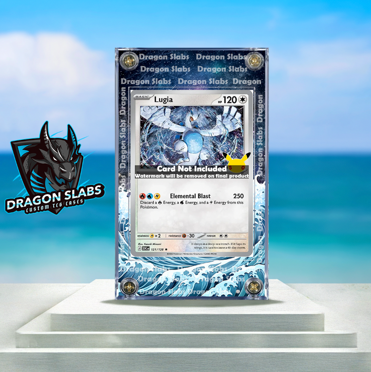 Pokemon Lugia 121/128 Me: 30th Celebrations Extended Artwork Case