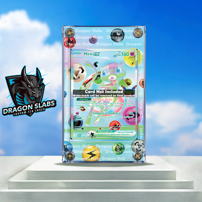 Pokemon Mew EX SIR 158/128 Me: 30th Celebration Extended Artwork Case