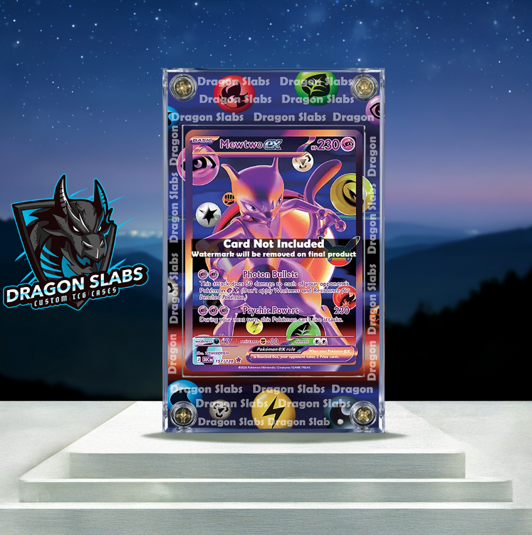 Pokemon Mewtwo EX SIR 157/128 Me: 30th Celebration Extended Artwork Case