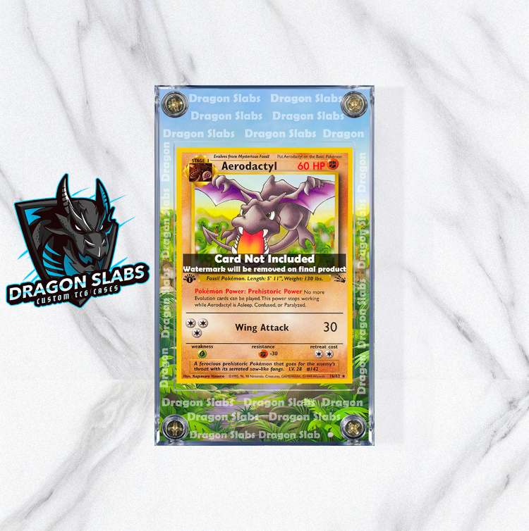 Pokemon Aerodactyl 16/62 Fossil Extended Artwork Case