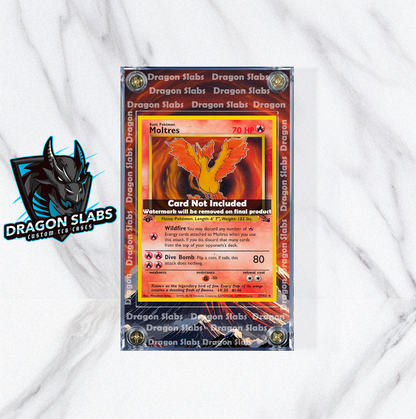 Pokemon Moltres 27/62 Fossil Extended Artwork Case