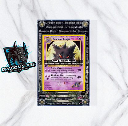 Pokemon Sabrina's Gengar 29/132 Gym Challenge Extended Artwork Case