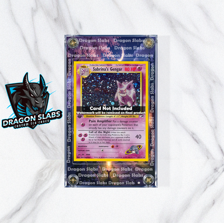 Pokemon Sabrina's Gengar 13/132 Gym Heroes Extended Artwork Case