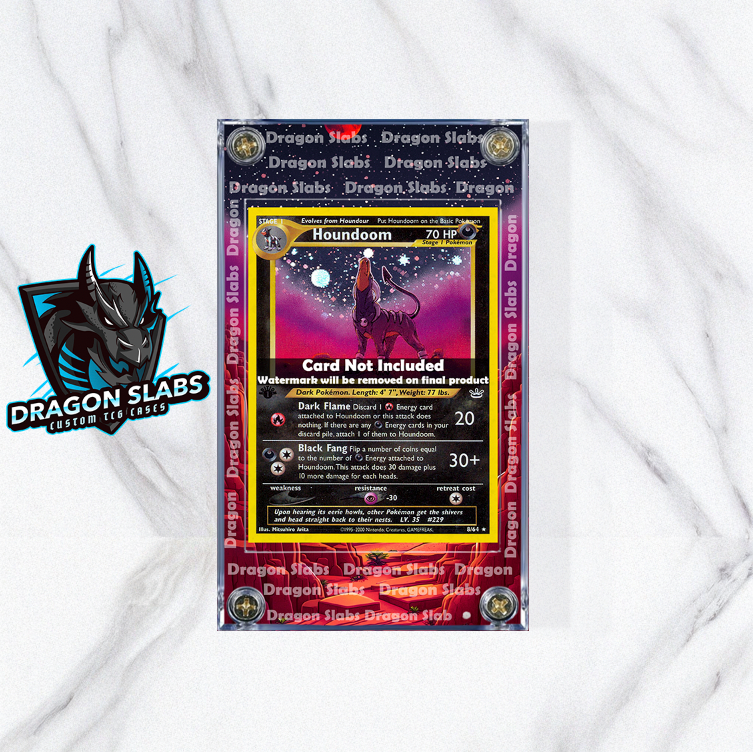Pokemon Houndoom 8/64 Neo Revelation Extended Artwork Case