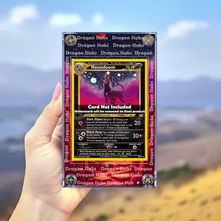 Pokemon Houndoom 8/64 Neo Revelation Extended Artwork Case
